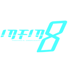 Infin8 Printing & Embroidery Custom Brand Business Band Apparel Promo Tees and Hats