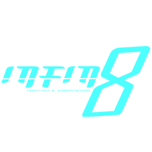 Infin8 Printing & Embroidery Custom Brand Business Band Apparel Promo Tees and Hats