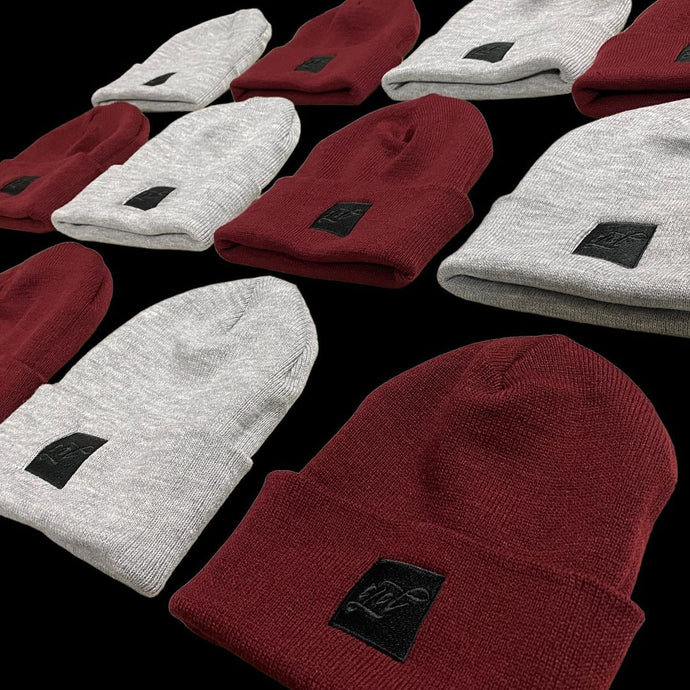 12 Custom Cuff Beanies With Your Logo Flat or 3D Puff Embroidery
